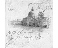 Pro-Art HP1639 Wandbild handgemaltes Original Silver Rom, bunt