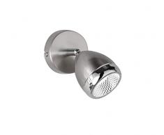 ACTION by WOFI A+ LED Wandspot Metall 5 W Integriert 80 x 140 x 80 cm, Nickel matt 485301640000