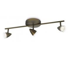 Philips myLiving Maple LED Aufbauspot, 3-flammig, bronze 532130616