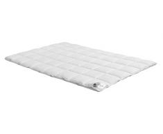 Irisette Freiburg Steppbett mit Baumwollbezug, Wärmestufe 4-Jahreszeiten, 155 x 220 cm,Weiß