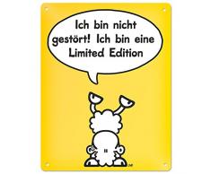 Sheepworld 44960 Blechschild Limited Edition, 17 cm x 22 cm, Geschenkartikel