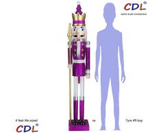 4 Füße/5Feet/6feet Riesen Holz Nussknacker König/Soldier