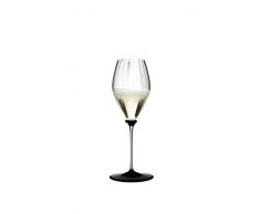 Riedel 4884/28 N Fatto A Mano Performance Champagnergläser, glas, Schwarzer Sockel