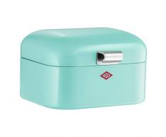 WESCO 235 001 Mini Grandy Brotkasten 17 x 18 x 12cm (L/B/H) Mint, Edelstahl
