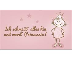 Pro-Art tt049s22 Wandbild Modern Design II Ich werd Prinzessin, 27 x 15 cm
