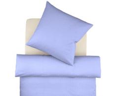 Fleuresse hochwertige Interlock - Jersey Bettwäsche Jil, 155 x 220 cm, hellblau