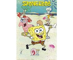 Spongebob - Cast 2 - Filmposter Kino Movie Comic Zeichentrick Schwammkopf - Grösse 61x91,5 cm