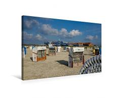 Premium Textil-Leinwand 75 x 50 cm Quer-Format Norddeich | Wandbild, HD-Bild auf Keilrahmen, Fertigbild auf hochwertigem Vlies, Leinwanddruck von Roland Störmer