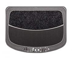 CarFashion Fußmatte Türmatte, TPE-VC 100% Nachhaltig, Anthrazit Metallic, 78 x 55 cm