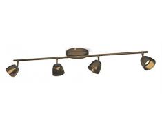 Philips myLiving LED Spot County 4-flammig, bronze