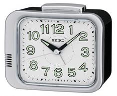 Seiko Unisex Wecker Analog Kunststoff weiß QHK028S