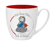 Gruss und Co 46265 Anti-Stress Heldinnen, 45 cl, Geschenk, Kaffeebecher Tasse, New Bone China