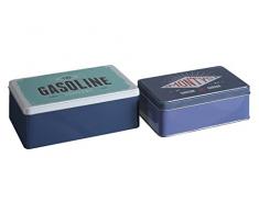 Premier Housewares Marmoreffekt Flachmann, Rose Gold