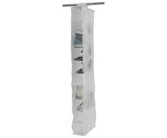 Compactor Milky Schuhregal mit 9 Ebene Translucid weiß