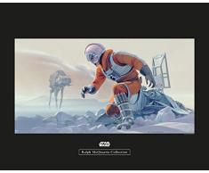 Komar Wandbild Star Wars Classic RMQ Hoth Battle Pilot | Kinderzimmer, Jugendzimmer, Dekoration, Kunstdruck | ohne Rahmen | WB144-50x40 | Größe: 50 x 40 cm (Breite x Höhe)