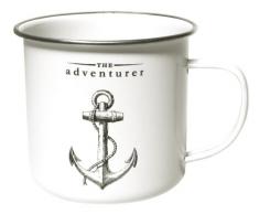 Unbekannt Gift Republic Victoriana Tasse aus Emaille, Motiv The Adventurer
