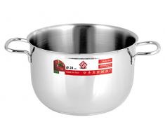 Home Pfanne, Edelstahl, 8 Liter, 24 cm