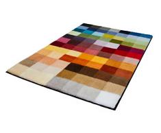 Kleine Wolke 8821148693 Cubetto Badteppich Polyacryl, mehrfarbig, 85 x 145 x 3 cm