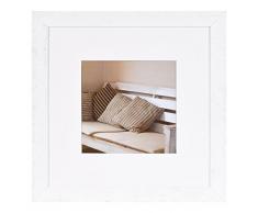 Henzo Driftwood 40x40 weiss Bilderrahmen, Holz, 40 x 40 x 1.5 cm