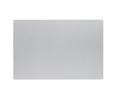 KalaMitica magnetische Kreidetafel aus Stahl. Größe 56x38x0,12cm. Farbe: Silber.