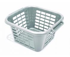 Addis Viereckiger Wäschekorb 24 l metallfarben