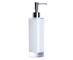 Excelsa Linea Bagno Seifenspender 300ml in weiß, Polystyrol, 6.5 x 6.5 x 22 cm