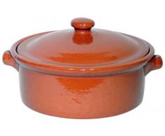 Amazing Cookware Kasserolle, Terrakotta, 2 l, Natur