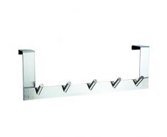 MSV 282 Kleiderhaken mit 5 x Edelstahl 35,5 x 7 x 12 cm