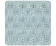 Meusch 4388189005 Wanneneinlage Foot, 36 x 72 cm, grau