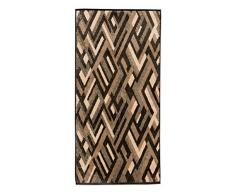 möve Modernism Duschtuch Rhomben allover 80 x 150 cm aus 100 % Baumwolle, brown
