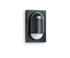 Steinel Bewegungsmelder IS 2180-5 schwarz, 180°|20 m Sensor, Dauerlicht, 1000 W, Unterkriechschutz, inkl. Eckwandhalter