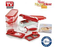 Genius Nicer Dicer Smart (13 Teile) Gemüseschneider Zwiebelschneider Gemüsehobel Obstschneider - Ideal zum Hobeln von Obst und Gemüse