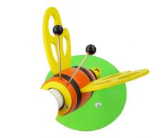 Elobra Kinder Lampe Wandspot Hummel Wandlampe Kinderzimmer Holz 122075