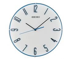 Seiko Unisex Wanduhren Kunststoff Blau QXA672W