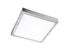 Action Deckenleuchte, 1-flammig, Serie Sana, 1 x LED, 15 W, Breite 35 cm, Tiefe 35 cm, Kelvin 3000, Lumen 1100, silber 988101701350