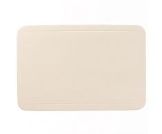 Kela 15008 Tisch-Set Uni 44 x 29cm aus PVC in Beige, PVC-Polyester, 44 x 29 x 1 cm