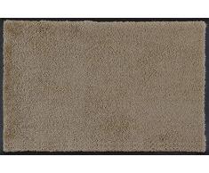 Wash+Dry Fußmatte Taupe, 50x75 cm, innen und außen, waschbar