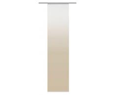 Home Fashion 86508-721 Schiebevorhang Digitaldruck Madrid, Dekostoff, 245 x 60 cm, Sand