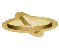 moderne LED Deckenleuchte gold Design Lampe (Gracia)