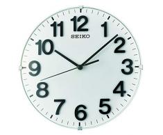Seiko Unisex Wanduhren Kunststoff weiß QXA656W