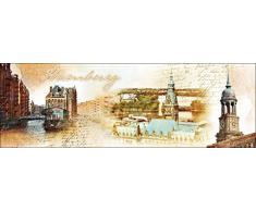 Pro-Art g5107f Wandbild GiclÃ©e Hamburg 180 x 60 cm