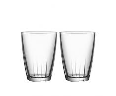 Kosta Boda Bruk Trinkgläser, 312 ml, transparent, groß, 2 Stück