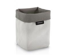 blomus 68896 Ara Korb, Stoff, sand-taupe, 9 x 9 x 11,5 cm
