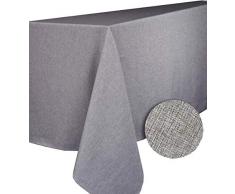 CALITEX Brom Tischdecke rechteckig Polyester Grau 150 x 300