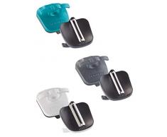 Leifheit Handschäler 3er Set ErgoCut, Sparschäler mit Ringhalterung für ergonomisches Schälen, Spargelschäler, Kartoffelschäler mit drei verschiedenen Klingen für Obst und Gemüse, Gemüseschäler