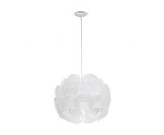 EGLO Pendelleuchte, Metall, E27, Transparent