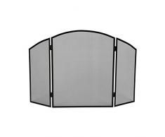 VELLEMAN - BB50110 Kaminschutzgitter Funkenschutzgitter 94x61cm Metall schwarz Kamingitte 177253