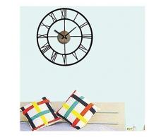 ROM Wanduhr Kunst Heim Dekoration Wohnzimmer Schlafzimmer Büro Dekor DIY Schwarz