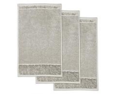 Möve Bamboo Luxe Gästetucher, Silver Grey, 30 x 50 cm, 3