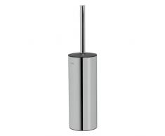 Tiger Dock Toilettenbürste freistehend, WC-Bürste aus verchromtem Edelstahl, hygienisch dank herausnehmbaren Einsatz und Deckel, B x H x T: 8,9 x 38,3 x 8,9 cm